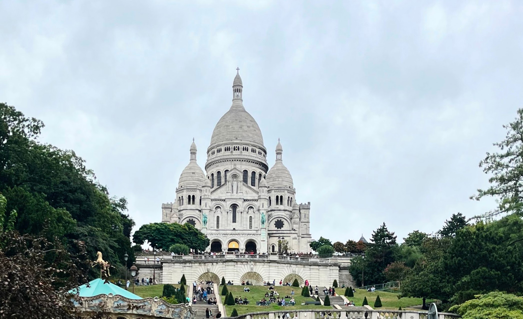 Climbing to the Top of Sacré-Cœur in Montmartre