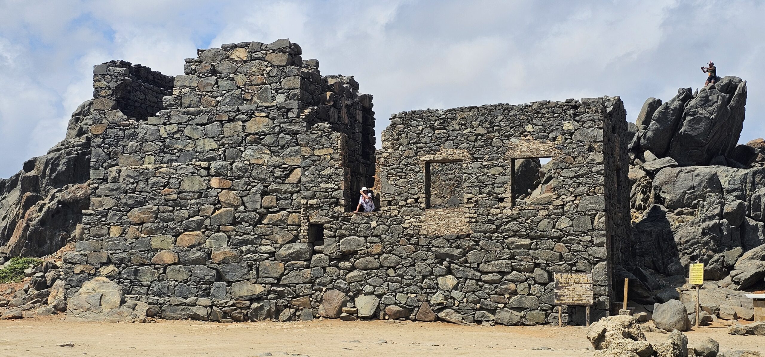 The Bushiribana Gold Mill Ruins In Aruba
