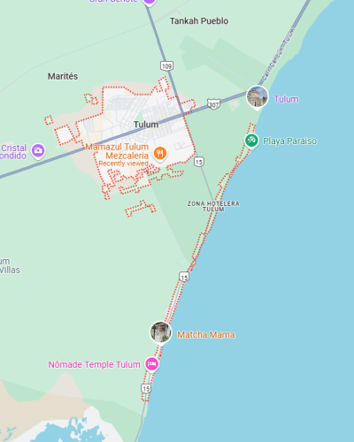 Tulum Map